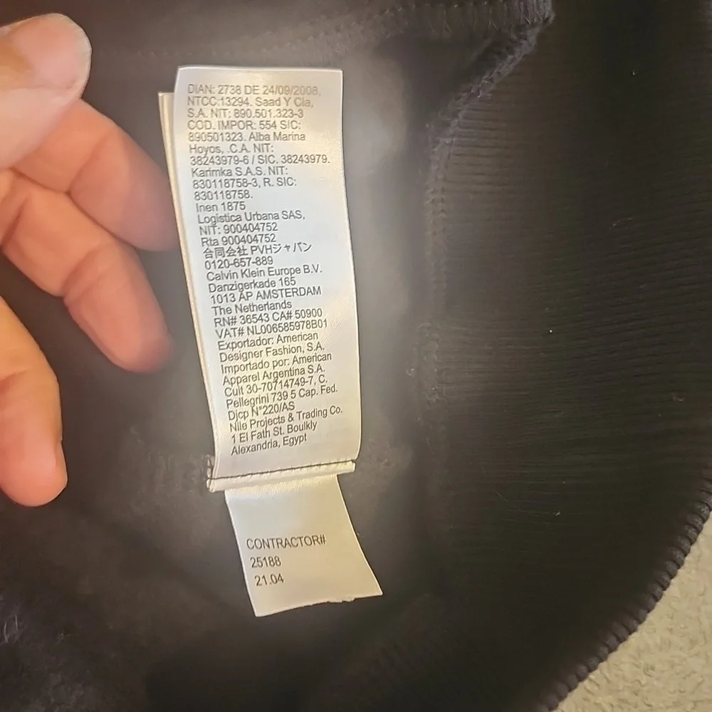 Men's Black Sweater Calvin Klein - Picture 11 of 12